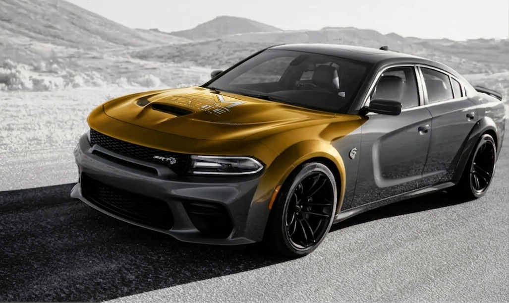Charger Vented Hood — Black